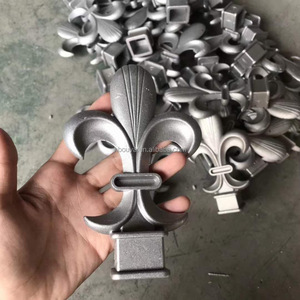Puntos de lanza de aluminio fundido decorativos OUYA, diferentes estilos para puertas, cercas, marco de hierro, cercado de presión natural, puertas de enrejado - Product Image 3