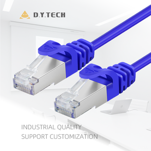 Câble réseau RJ45 blindé à 8 cœurs en cuivre sans oxygène haute vitesse 10 Gigabit Câble <span class=keywords><strong>Ethernet</strong></span> Cat7 - Product Image 1