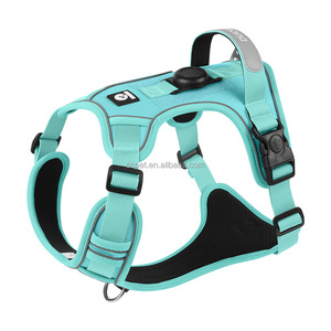 Arnés Reflectante Antipull para Perros con Soporte para <span class=keywords><strong>AirTag</strong></span>, Arnés Ajustable en Forma de Y Antiescape para Mascotas con Asa - Product Image 6