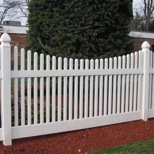 Panneaux de <span class=keywords><strong>clôture</strong></span> en PVC blanc bon marché, très utilisés, en vente chaude, pour le jardin - Product Image 1