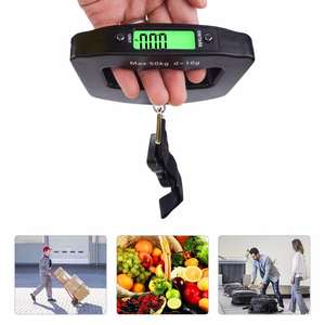 디지털 휴대용 전자 여행용 수하물 무게 측정기 <span class=keywords><strong>40kg</strong></span> 50kg 센서 백라이트 기능 포함 - Product Image 5