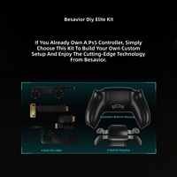 Besavior - Extension de manette Linux à quatre boutons avec écran OLED et micro-contrôle mécanique pour PS5 Digital Edition