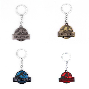 Llaveros de Metal de Dinosaurios de la Película Jurassic World <span class=keywords><strong>Fallen</strong></span> Kingdom, Joyería de Moda al por Mayor - Product Image 4