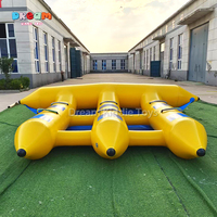 Jeu aquatique gonflable en PVC, poisson volant remorquable, banane flottante, sports nautiques