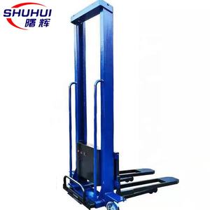 Carretilla elevadora portátil de carga automática, apilador de elevación semieléctrico Manual con altura de elevación de 500 M, 1000kg/1,3 kg - Product Image 2