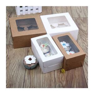Kualitas Tinggi Karton Putih Bahan 6-12 Lubang Cupcake Kotak dan Kemasan Kraft Kertas Kotak untuk Cupcake - Product Image 4