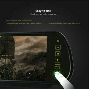 7 inch <span class=keywords><strong>Car</strong></span> <span class=keywords><strong>Rear</strong></span> <span class=keywords><strong>View</strong></span> gương Monitor với từ xa 2CH 4pin video trong clip trên gương gốc 12-24V cho xe rvs xe tải van xe buýt - Product Image 6
