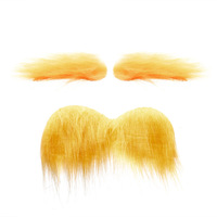 Moustache et barbe artificielles pour Halloween, accessoires de fête, masque, accessoires photo, pattes de souris, barbe de chèvre, barbe artificielle, Chine, unisexe