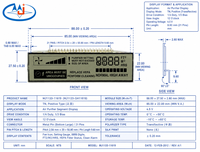 Écran LCD monochrome personnalisé pour purificateur d'air, générateur d'ozone, filtre HEPA, panneau d'affichage du nettoyeur, écran TN