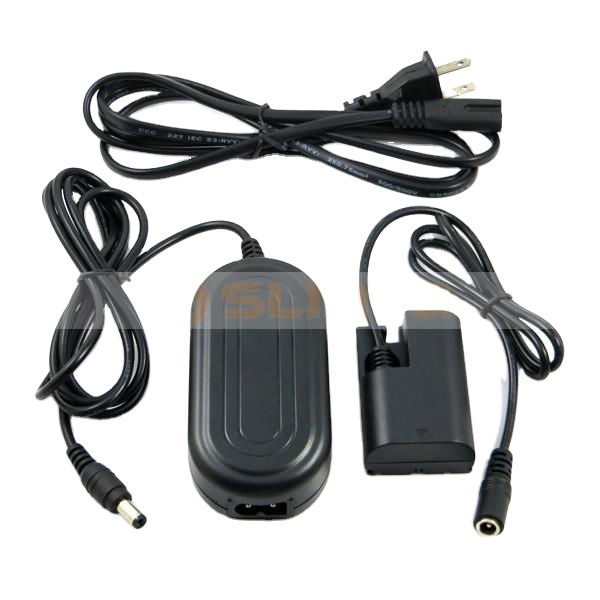 For Canon EOS Series AC Power Adapter ACKE6, ACK-E6, Battery Coupler DR-E6, LP-E6
