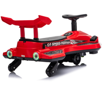 Voiture à bascule électrique 12V pour enfants, roues lumineuses, lecteur de musique MP3, Bluetooth, musique, fonction avant, éclairage avant