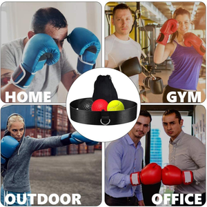 Equipo de <span class=keywords><strong>entrenamiento</strong></span> de boxeo <span class=keywords><strong>en</strong></span> <span class=keywords><strong>casa</strong></span>, Equipo de Boxeo para equipos <span class=keywords><strong>MMA</strong></span>, bolsa de reflejo de bola de perforación - Product Image 5