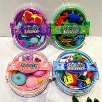 Lot de 8 gommes 3D en forme de dinosaure et astronaute, jouet éducatif en TPR, cadeau promotionnel