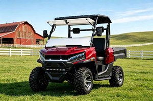 HUSURG Véhicule utilitaire tout-terrain électrique 72V à deux places avec benne <span class=keywords><strong>de</strong></span> chargement pour la gestion des terres et des espaces verts - Product Image 2
