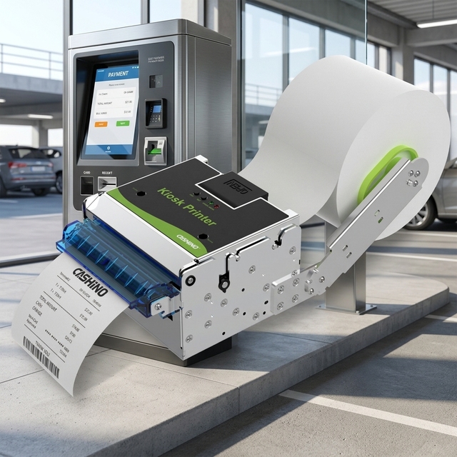 KP-802 80mm High Speed Embedded Thermal Ticket Printer with Auto Cutter and Anti Paper Jam for Parking System