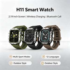 Reloj Inteligente H11 con Pantalla HD, Llamadas Bluetooth, Monitor de Frecuencia Cardíaca y Oxígeno en Sangre, Reloj Inteligente Deportivo para Exteriores - Product Image 2