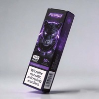 Scatola di Cartone Personalizzata per Cartucce Elettroniche a Forma di Penna Lunga, Stampa UV Spot Premium, Fornitura di Fabbrica