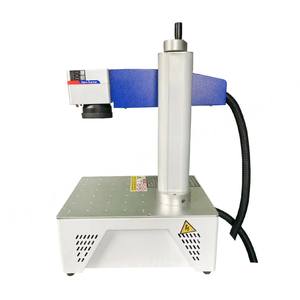 New Custom Mini 20W 30W Case <b>Folding</b> Button 3D Fiber Engraving AI Supported Portable Laser Marking Machine for Metals - Product Image 3