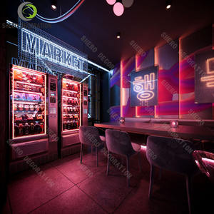 Aménagement intérieur de bar commercial et de boîte de nuit, mobilier de boîte de nuit sur mesure, ensemble de mobilier de bar de luxe pour boîte de nuit à vendre - Product Image 3