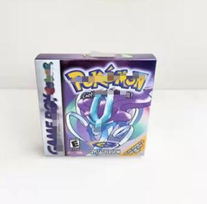 Boîte de détail Pokemoned 7 couleurs cristal <span class=keywords><strong>bleu</strong></span> jaune <span class=keywords><strong>rouge</strong></span> vert argent or carte de jeu pour carte vidéo GBC - Product Image 3