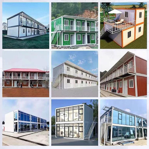 YONGZHU 20 pies 2 pisos Paquete plano <span class=keywords><strong>de</strong></span> alta calidad Alojamiento <span class=keywords><strong>de</strong></span> mano <span class=keywords><strong>de</strong></span> obra Casa contenedor <span class=keywords><strong>de</strong></span> acero modular prefabricada móvil - Product Image 5