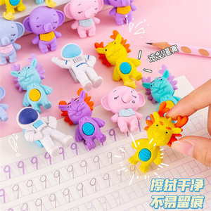 New Arrival Phổ Biến Văn Phòng Phẩm Và Trường Học Nguồn Cung Cấp Bán Buôn 3D Rồng Phi Hành Gia Voi Hình Erasers Cho Trẻ Em Bút Chì Erasers - Product Image 4