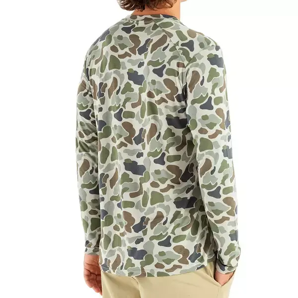 Upf 50 + Sneldrogende Ademend Camo Vissen Shirts Lange Mouwen Custom Design Vissen Shirt