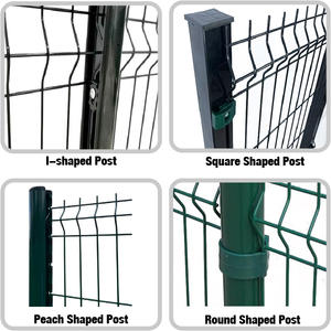 Panneau de clôture en treillis soudé incurvé 3D de haute qualité, revêtu de PVC, 50x200mm, pour clôture de champ, clôture pliante en forme de V, anti-corrosion - Product Image 4