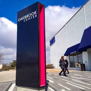 Pesante pilone segnaletica di stoccaggio Custom resistente alle intemperie LED illuminati strada segno pilone segno - Product Image 6