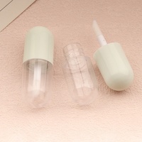 Nouveau tube vide rond en plastique PP de 5 ml pour gloss, laque ou huile à lèvres, emballage cosmétique QC11, stock Chine