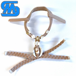 <span class=keywords><strong>Sandales</strong></span> à enfiler pour femmes avec dos élastique - Empeigne en strass de cristal faits à la main - Vente en gros - Product Image 6