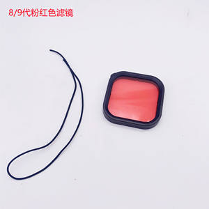 Accesorios de Alta Calidad para Cámaras de Acción GoPro 8/9/10/11/12/13, Carcasa Impermeable de PC/Metal/Plástico con Filtro de Buceo Rojo/Morado - Product Image 3