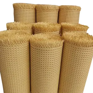 Fast Delivery Natural Cane Webbing Synthetic Rattan Roll A Grade Rotan Rotin Cane Weaving