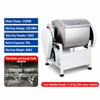 Nouvelle Pétrin Professionnelle en Acier Inoxydable 25/50KG, Machine à Pétrir Automatique pour Boulangerie, Pizza et Pâtes