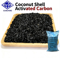 Cartouche de filtre à eau en charbon actif granulaire de coque de noix de coco de qualité alimentaire, certifiée ISO 9001, pureté de 99,99 % pour l'eau potable