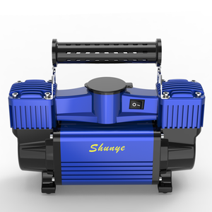 Máy Bơm Lốp Hai Xi Lanh Chịu Tải Nặng Chất Lượng Cao Máy Bơm Khí Điện Mini Cầm Tay Máy Nén Khí Xe Hơi <span class=keywords><strong>Dc</strong></span> 12V Máy Bơm Lốp - Product Image 2