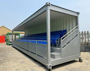 Gradins modulaires à <span class=keywords><strong>deux</strong></span> <span class=keywords><strong>niveaux</strong></span> avec <span class=keywords><strong>escalier</strong></span> extérieur - Product Image 6