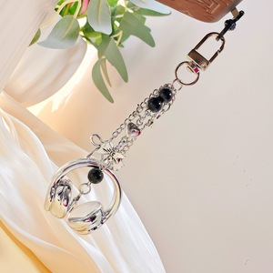 Chaveiro de Bolsa em Formato de Fone de Ouvido Y2K com Pingente de Estrela, Laço e Coração, Chaveiro de Música Fofo, Presente de Moda para Mulheres - Product Image 4