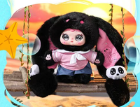 100% Authentique Jiimo Voyage Diary Series Plush Pendant Blind Box Cute Collectible Doll Figure