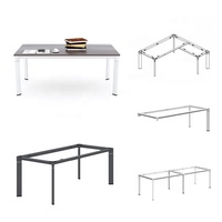 Table de bureau cadre en métal quincaillerie en métal pied de table basse
