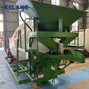 รถผสมคอนกรีต KELAKE DASH F7 สีขาว ขนาด 12 ลูกบาศก์เมตร เครื่องยนต์นำเข้า สำหรับงานก่อสร้างหนัก - Product Image 2