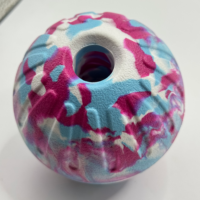 LY Personnalisation en usine Vente en gros Balle classique mignonne et luxueuse en mousse EVA, écologique, légère et flottante, jouet à mâcher pour chien, motif camouflage