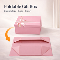Boîtes pliables haut de gamme écologiques avec couvercle magnétique, en carton rigide, finition mate, logo personnalisé, stock disponible