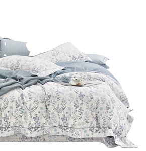 Copripiumino stampato Drap De Lit En Coton En Gros Queen King Size 200TC Set lenzuolo - Product Image 1