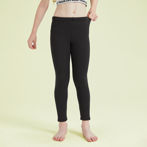 All'ingrosso pantaloni invernali personalizzati per bambine di taglia XL in <span class=keywords><strong>velluto</strong></span> morbido a vita bassa termici in pile caldo stile autunnale - Product Image 4