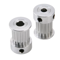 Poulie de moteur S2M S3M OEM en alliage d'aluminium anodisé, poulie de courroie de distribution certifiée ISO9001 pour machine d'impression UV