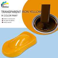 Peinture acrylique transparente jaune fer 1K résistante aux intempéries Car Charm MK-124, peinture en aérosol liquide pour revêtement de peinture automobile
