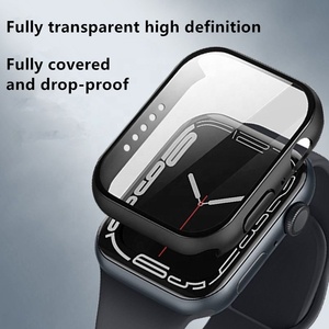 เคสป้องกันหน้าจอสำหรับ <span class=keywords><strong>Apple</strong></span> <span class=keywords><strong>Watch</strong></span> S9 <span class=keywords><strong>S8</strong></span> S7 S6 S4 S5ฝาครอบแบบแข็งสุดหรู - Product Image 3