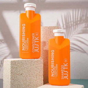 Shampooing et revitalisant JUSTK à la kératine et au collagène pour cheveux abîmés, chaînes de supermarchés, réparation protéique, shampooing à base de plantes, ensemble de soins capillaires - Product Image 6