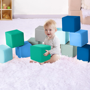 Khối Xếp Hình Cho Bé Tập Đi Khối Xếp Hình Lớn Mềm Mại Màu Trắng Khối Xếp Chồng Vui Nhộn Lớn Mềm Đầy Màu Sắc Cho Trẻ Em - Product Image 2